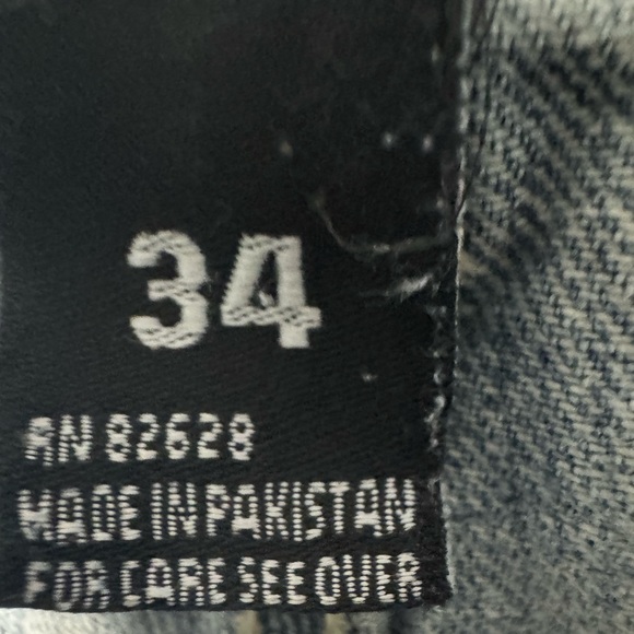 South Pole USED Vintage Baggy Blue/grayish Light Wash Denim Jeans Shorts Men 34 - Picture 2 of 9